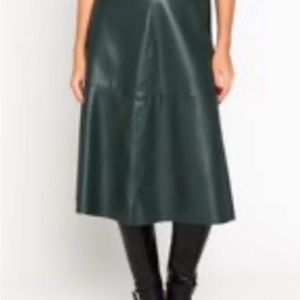 Zara Dark Green Midi Skirt